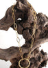 Boho Necklace, RH Copper Gold Leaf